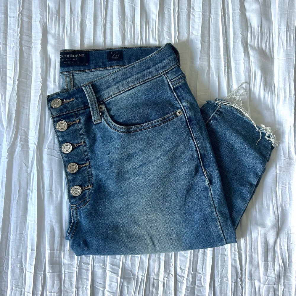 Lucky Brand Bridgette High Rise Skinny Jeans
